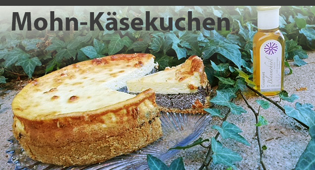 Mohnkuchen mit Blaumohnöl